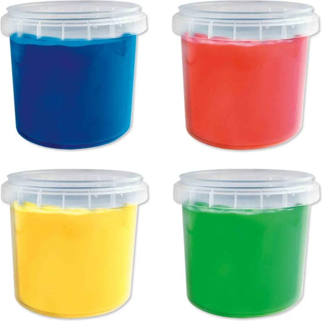 SES Creative Vingerverf 4x110ml - Mengbaar & uitwasbaar