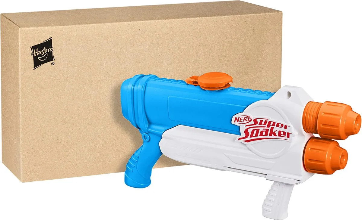 Nerf Super Soaker Barracuda E2770 - 1L - Oranje/Blauw/Wit