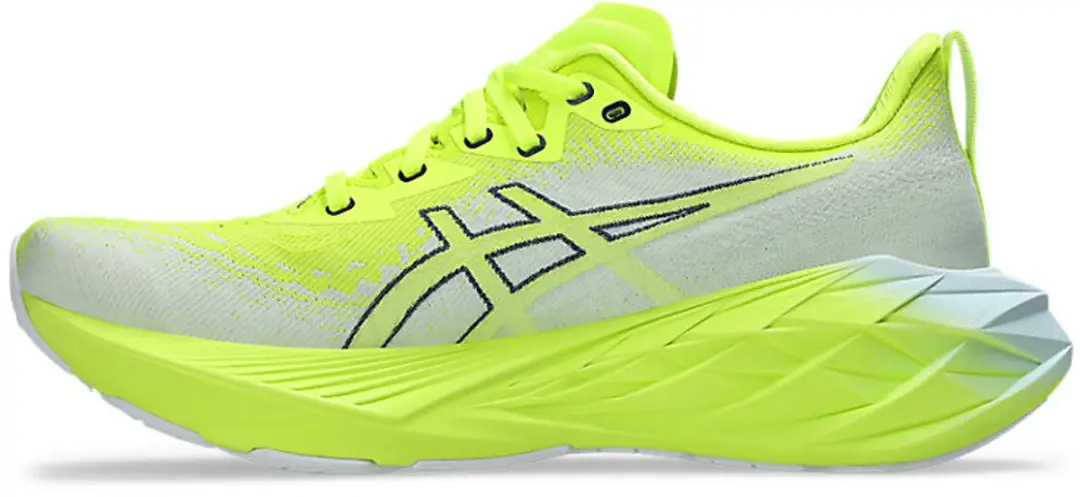 ASICS Novablast 4 Hardloopschoen 46 - Geel/Grijs