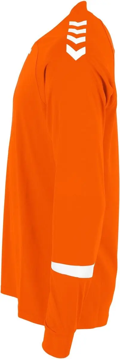 Hummel Fyn Voetbalshirt Lange Mouw Kinderen 128 - Oranje/Wit