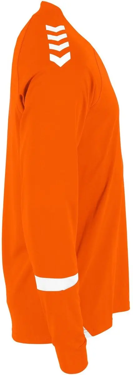 Hummel Fyn Voetbalshirt Lange Mouw Kinderen 128 - Oranje/Wit