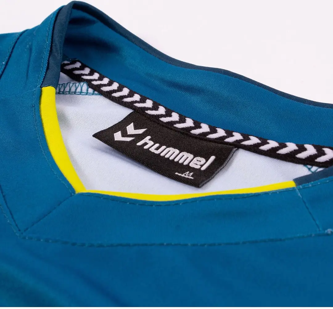 Hummel Bremen Long Sleeve Keeper Set - Sportbroek XL - Petrol/Geel