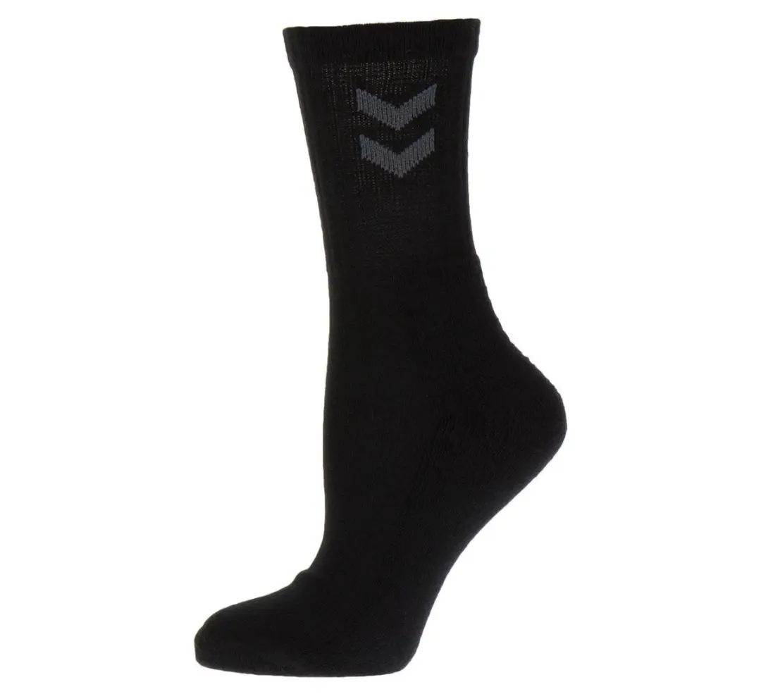 Hummel Basic Sportsokken 46-48 - 3 Stuks - Zwart/Grijs - afbeelding 6 van 6