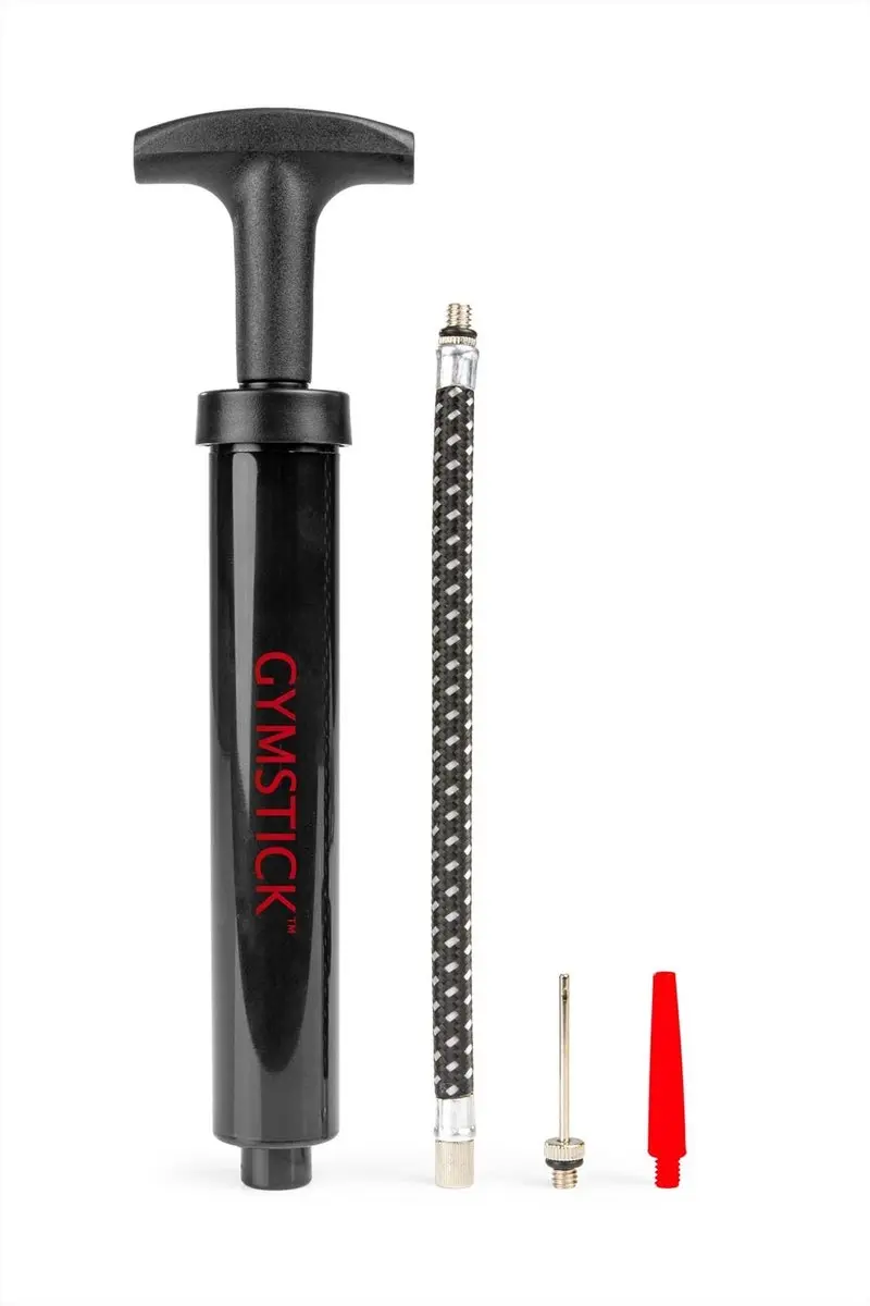 Gymstick Double Action Handpomp - Zwart