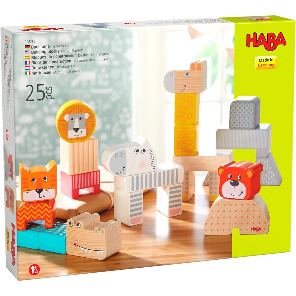 Haba Bouwstenen Dierenparade 25 Stuks