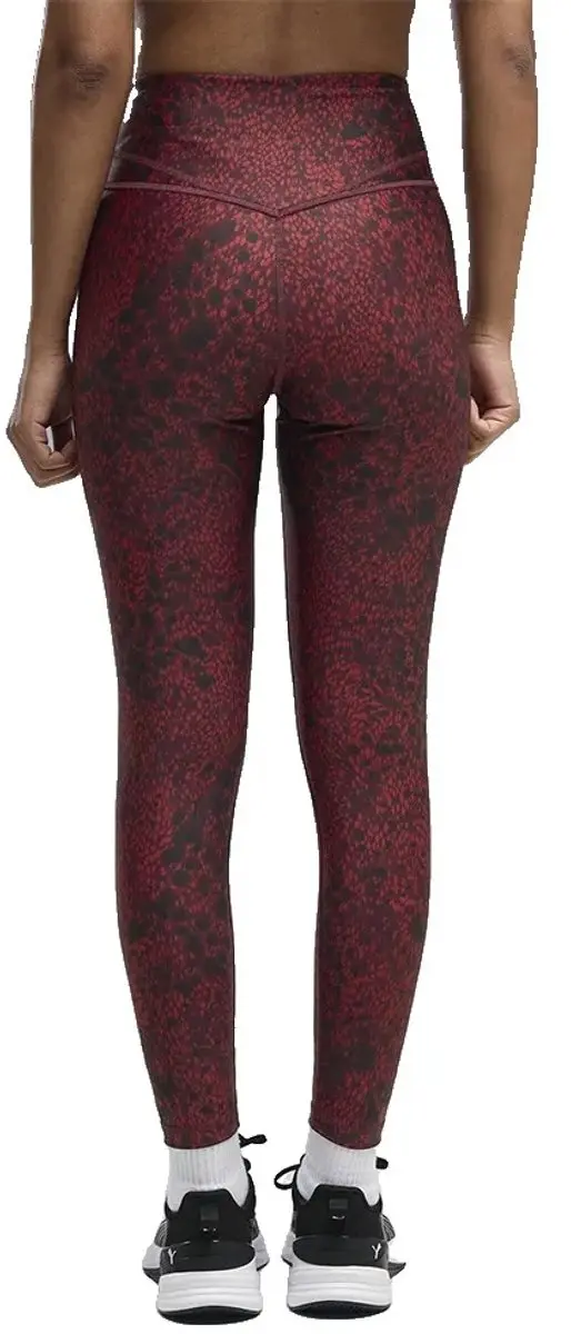 PUMA Tropical Speed AOP Hoge Taille Leggings - M - Rood