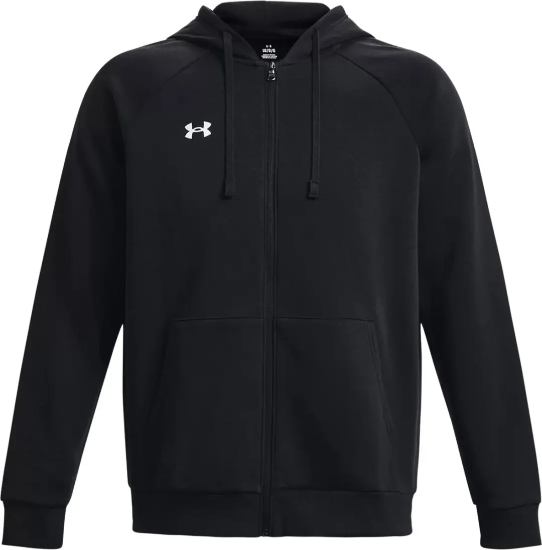 Under Armour UA Rival Fleece FZ Hoodie - Zwart/Wit