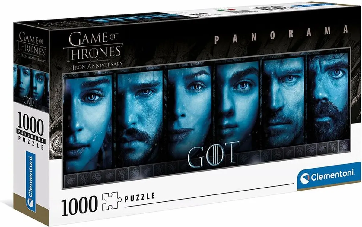 Clementoni Game Of Thrones Panorama Puzzel 1000 Stuks - afbeelding 6 van 6
