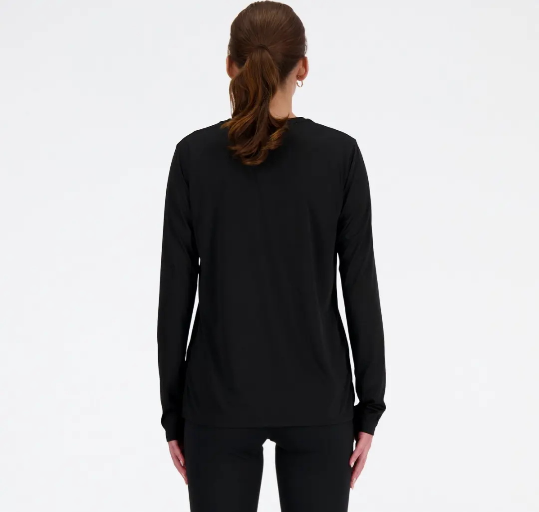 New Balance WT41225 Sport Essential Longsleeve Dames - XL - Zwart