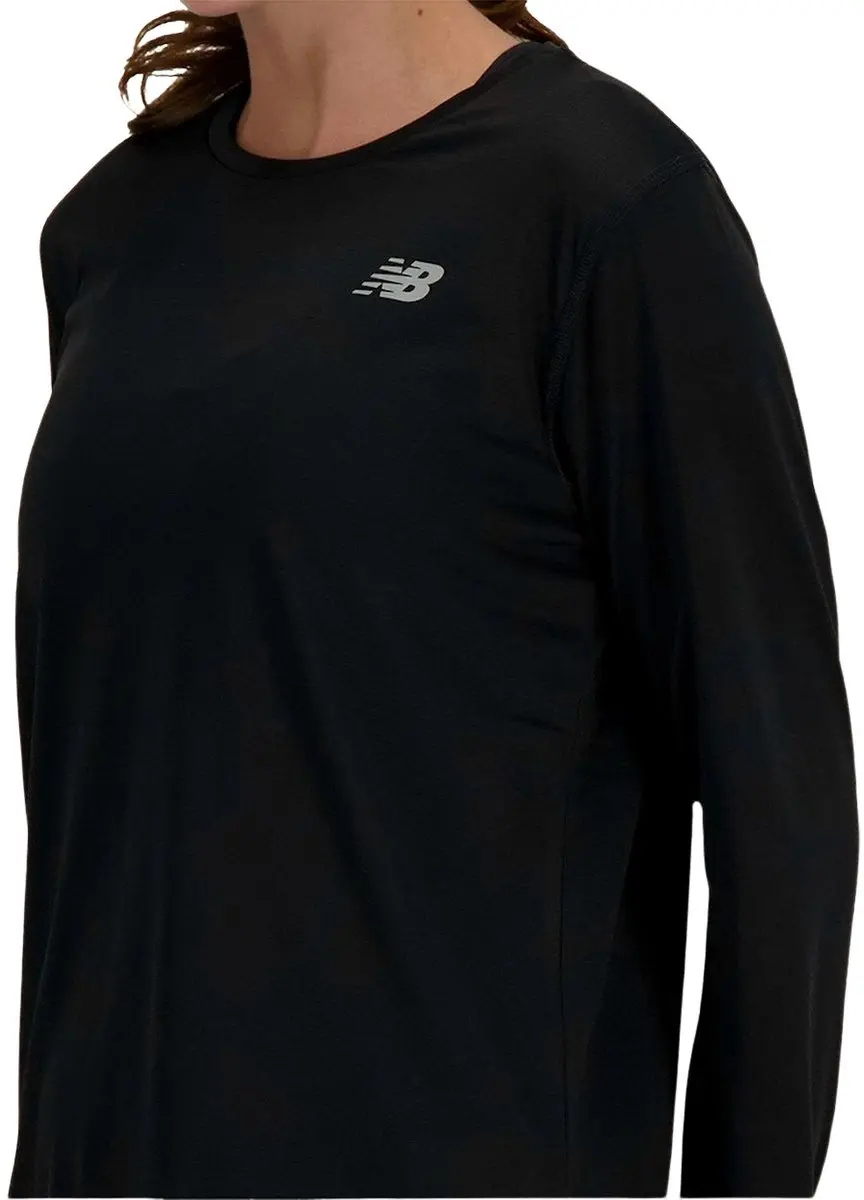 New Balance WT41225 Sport Essential Longsleeve Dames - XL - Zwart - afbeelding 6 van 6