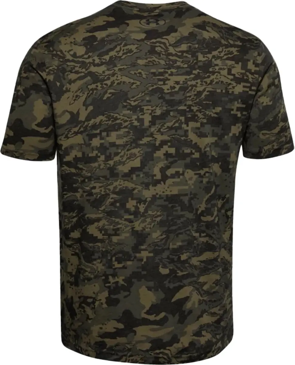Under Armour ABC Camo Sportshirt Heren - S - Groen/Zwart