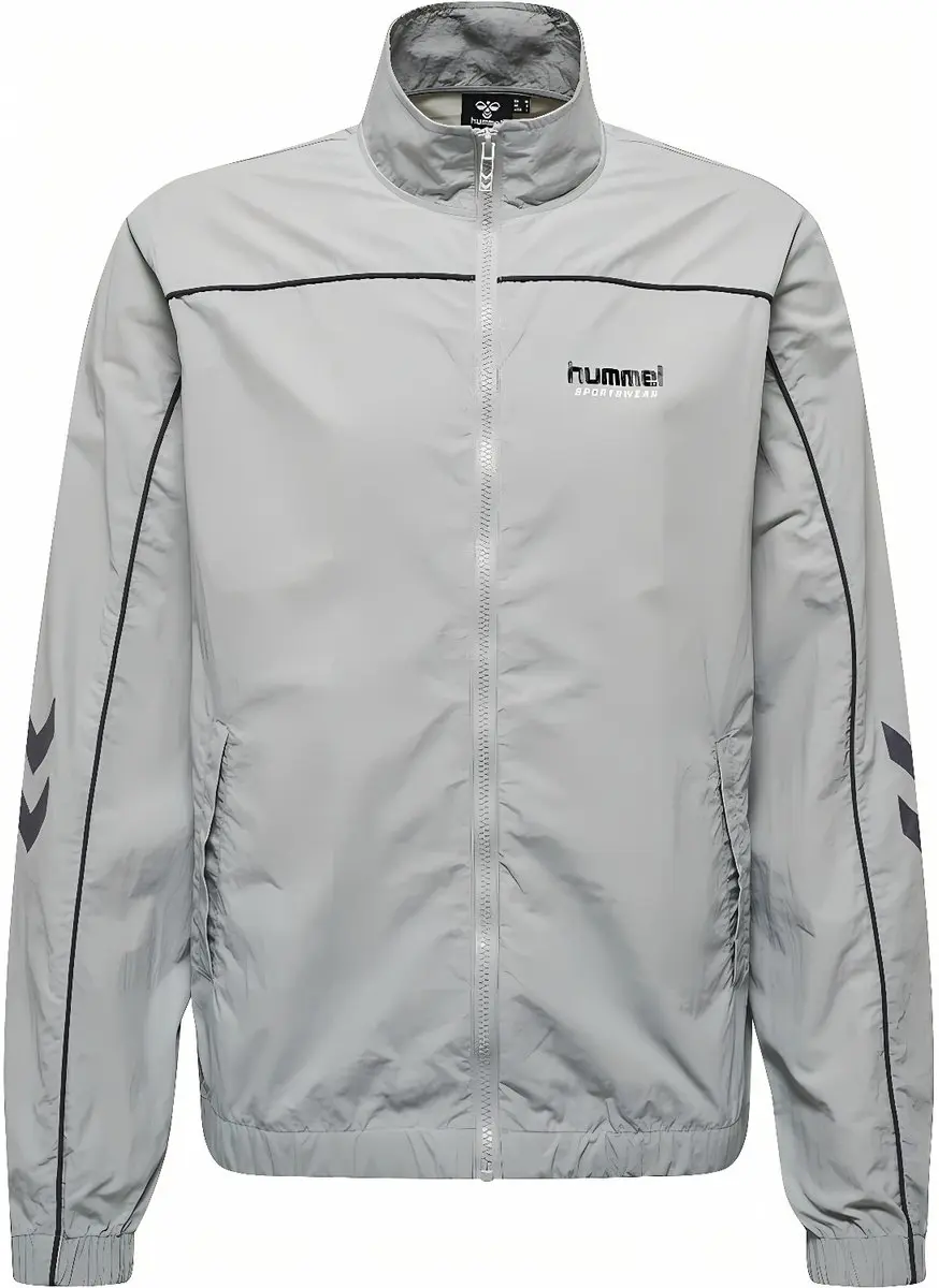 Hummel Celab Wov Zip Jacket - Trainingsjack - S - Zilver