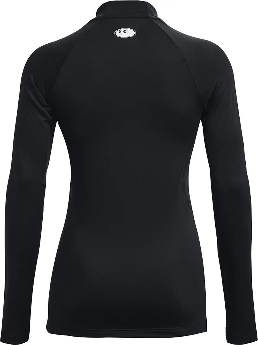 Under Armour UA CG Authentics Mockneck Dames Sportshirt - XS - Zwart