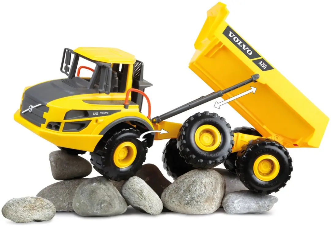 Lena WORXX Dump Truck Volvo A25G 57cm - Multikleur