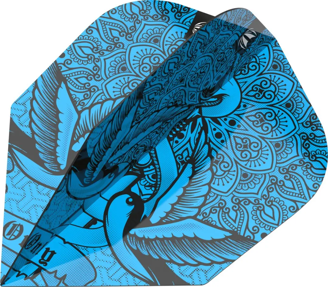 Target Ink Pro Ultra Blue NO6 Dart Flights - 3 Stuks
