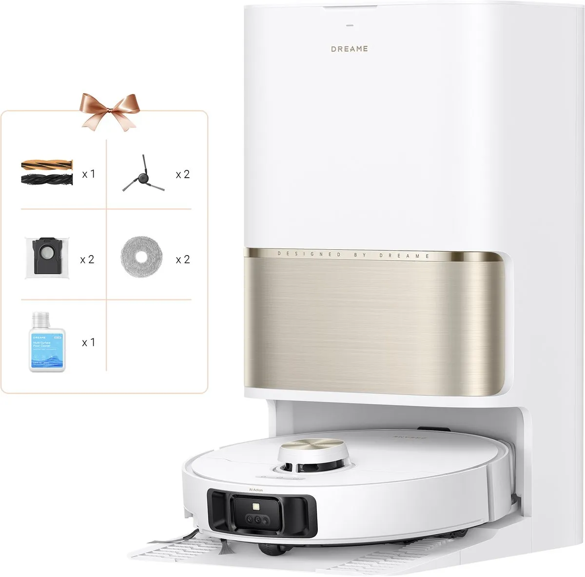 Dreame L50s Pro Ultra Robotstofzuiger - 30.000 Pa - Wit