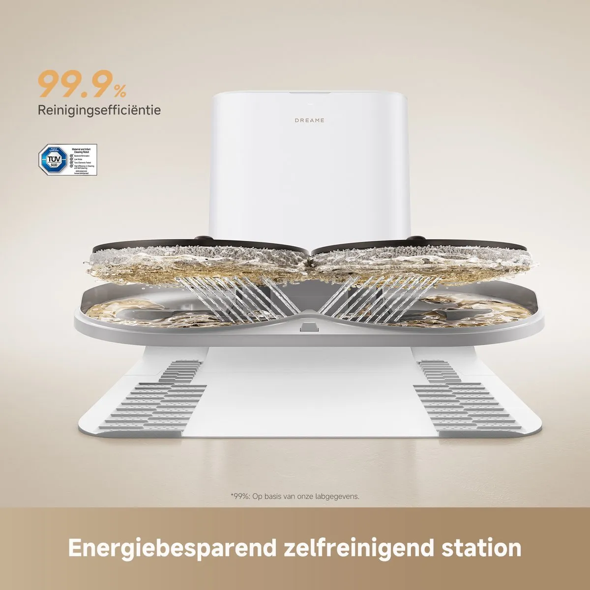 Dreame L50s Pro Ultra Robotstofzuiger - 30.000 Pa - Wit
