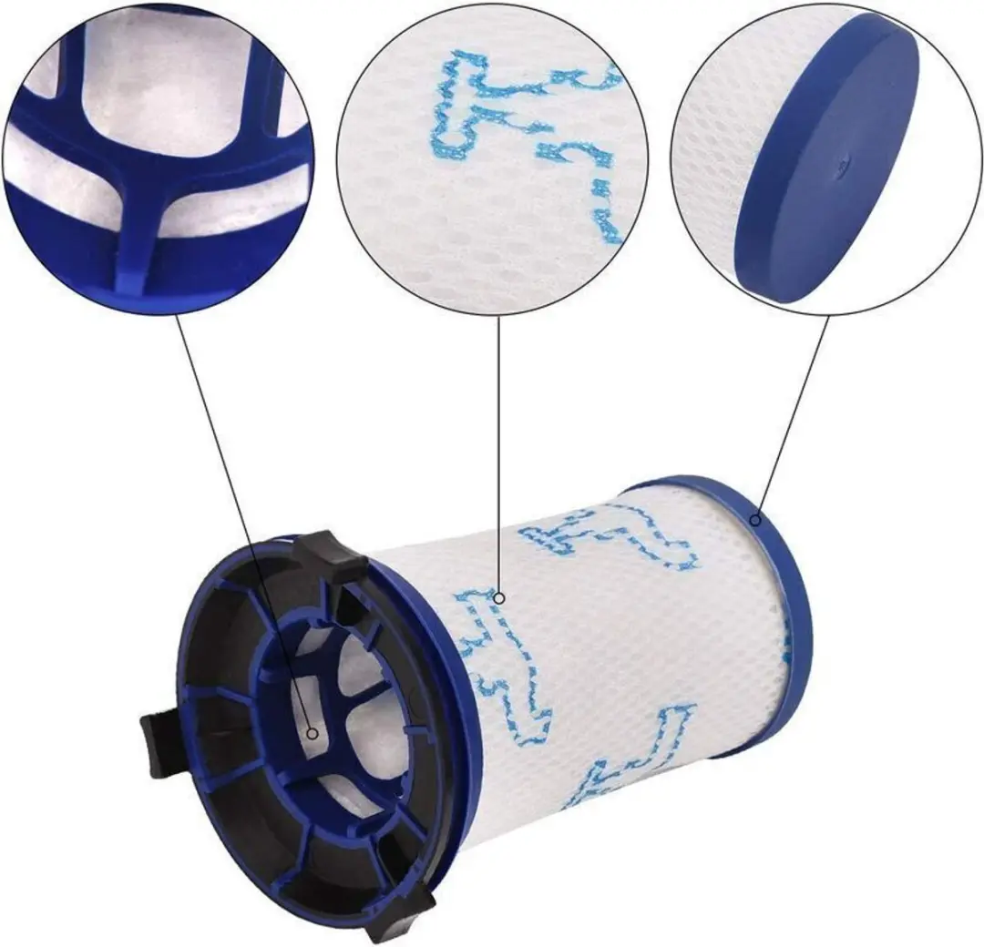 Rowenta Force 360 X-Pert Filterpatronen - 3 Stuks - Blauw/Wit