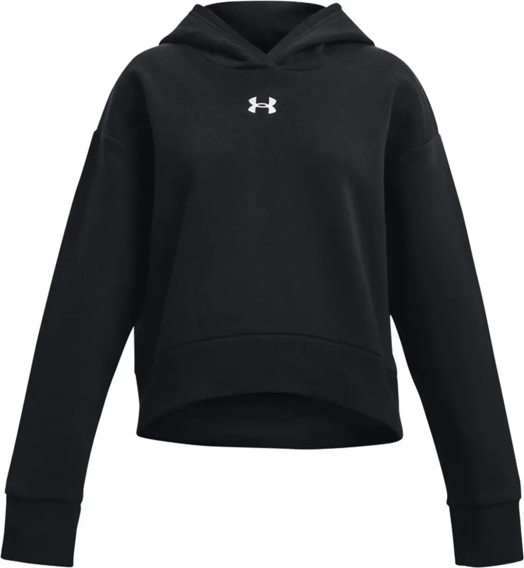 Under Armour UA Rival Fleece Hoodie - Meisjes 140 - Zwart