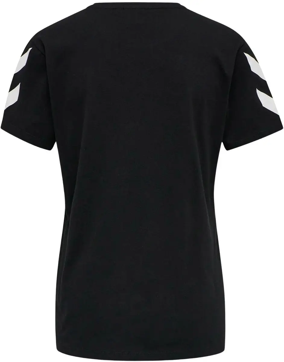 hummel Sportshirt Vrouwen 212563-2001SR - Maat S - Zwart/Wit