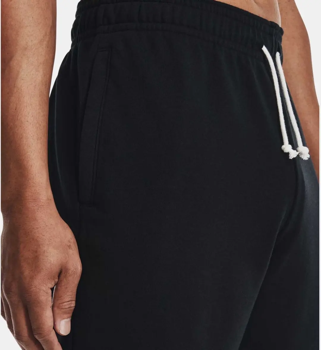 Under Armour Rival Terry Joggingshort Heren S - Zwart