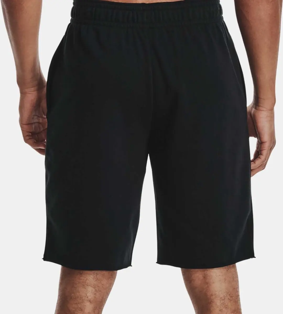 Under Armour Rival Terry Joggingshort Heren S - Zwart