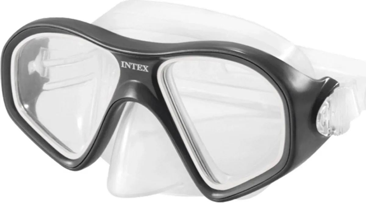 Intex Reef Rider Snorkelset - 2-delig - Zwart/Grijs