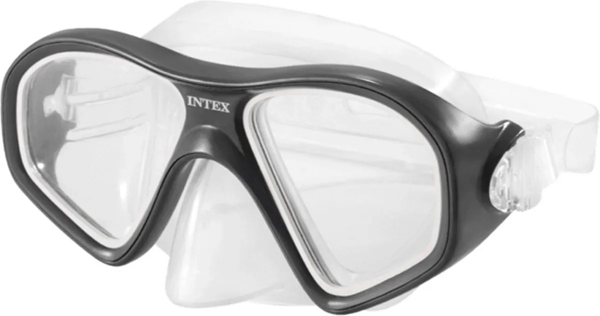 Intex Reef Rider Snorkelset - 2-delig - Zwart/Grijs
