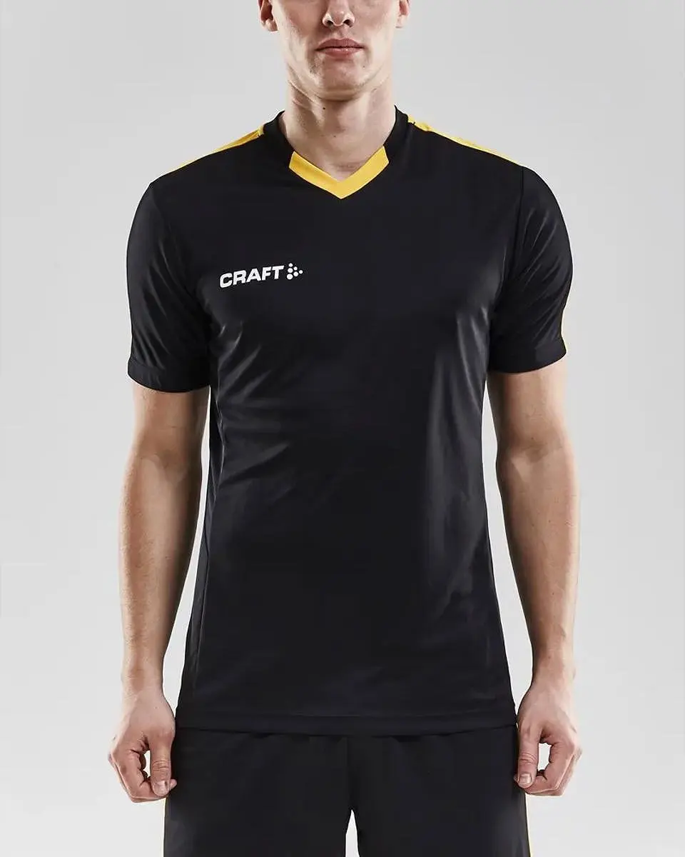 Craft Progress Contrast Shirt Heren - Geel/Zwart XXL