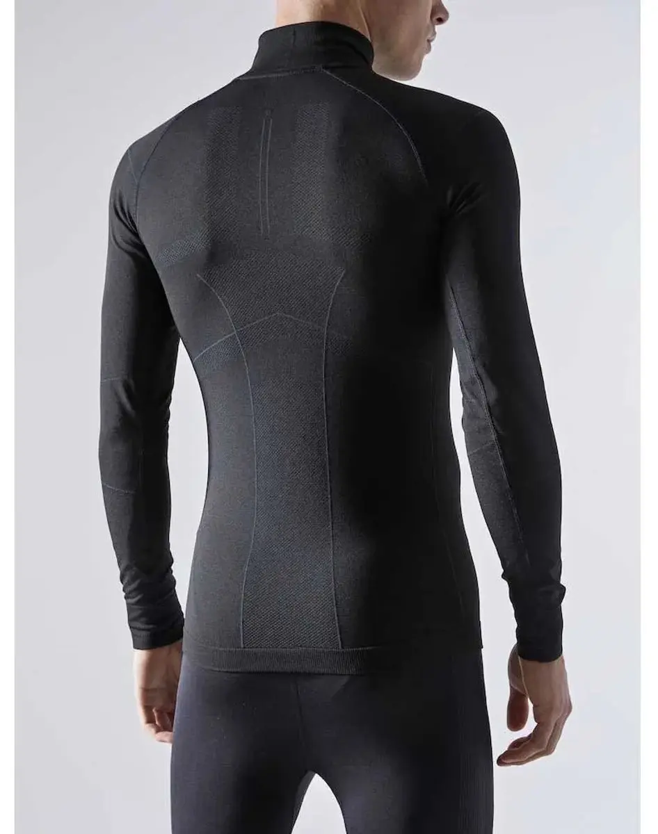 Craft Active Intensity Zip Thermoshirt Heren - S - Zwart
