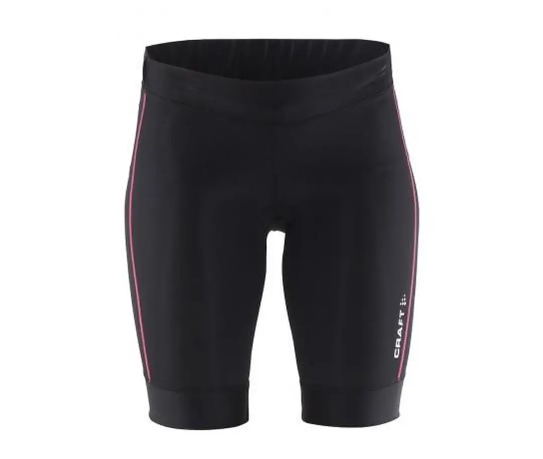 Craft Motion Short Fietsbroek kort dames - XS - Zwart met roze