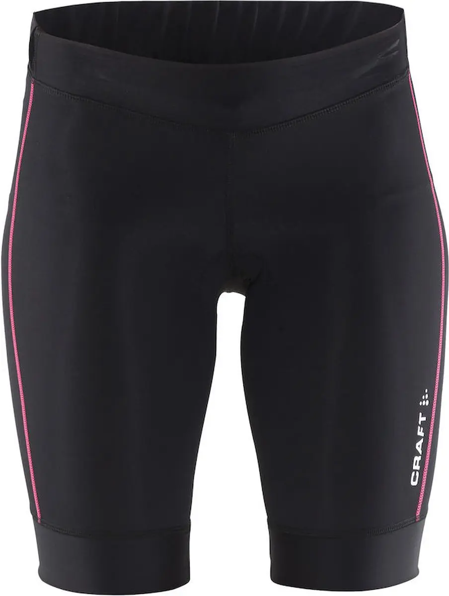 Craft Motion Short Fietsbroek kort dames - XS - Zwart met roze