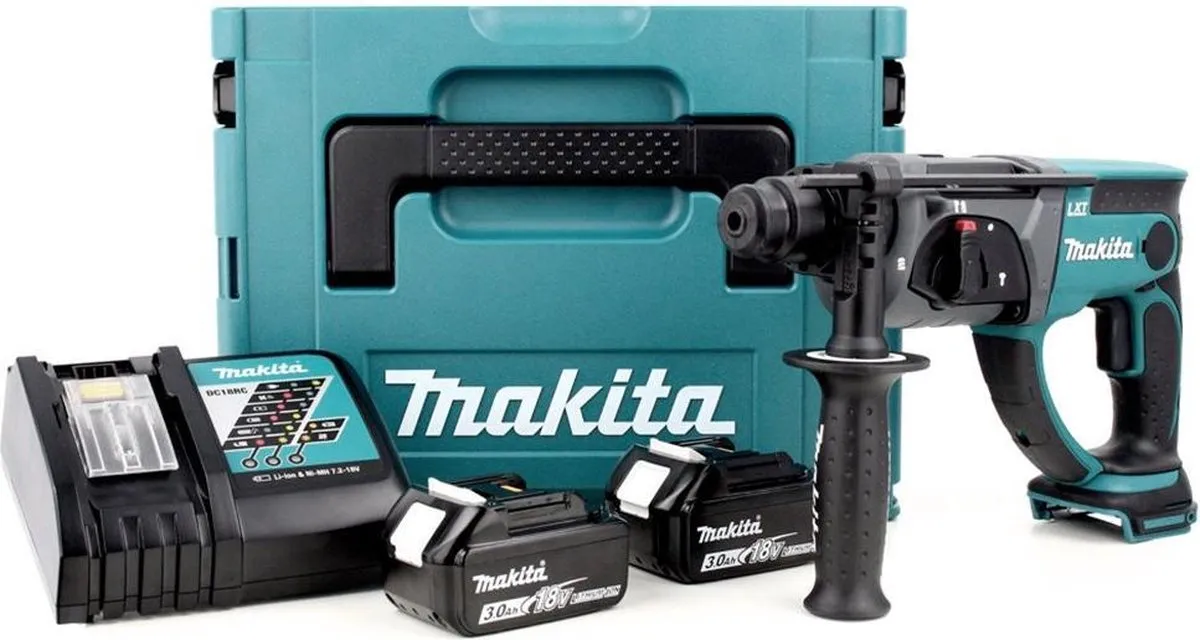 Makita DHR202RFJ Boorhamer 18V - 3.0Ah SDS+