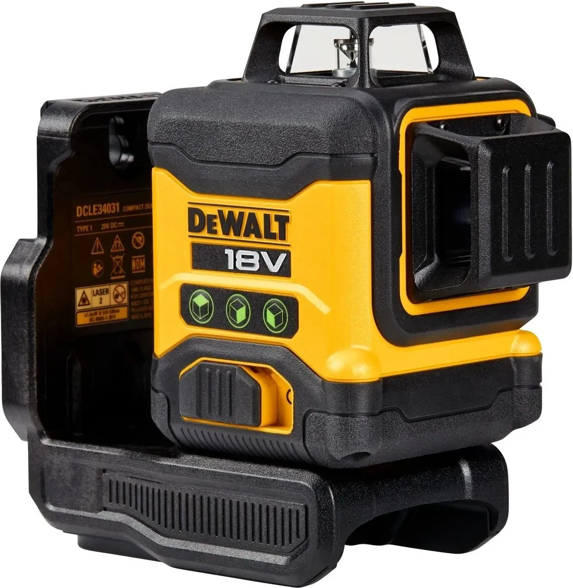 DeWalt DCLE34031N 3x360° Kruislijnlaser Groen - 18V
