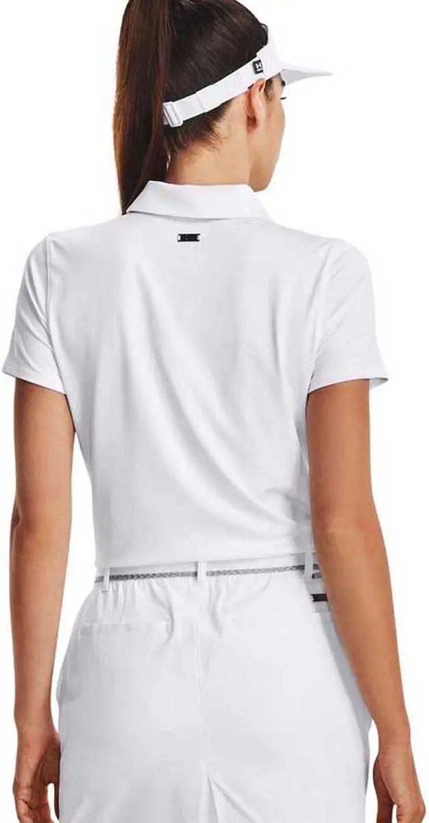 Under Armour Damen UA Playoff Poloshirt M - Wit