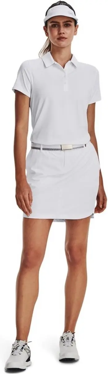 Under Armour Damen UA Playoff Poloshirt M - Wit - afbeelding 6 van 6