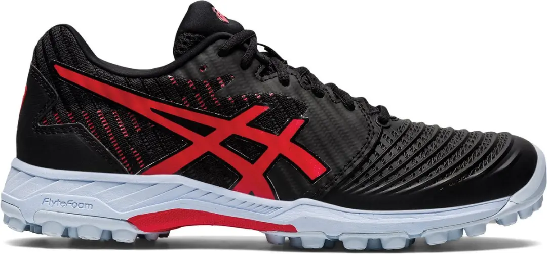 ASICS Field Ultimate Sportschoenen 1112A018-012 - Vrouwen 39 - Zwart/Rood/Lichtblauw