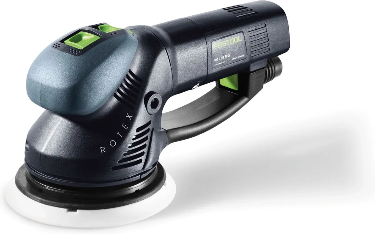 Festool RO 150 FEQ-Plus ROTEX tandwielkast excenterschuurmachine 720W 5mm slag ( 571805 ) in systainer + 50x schuurschijven P60