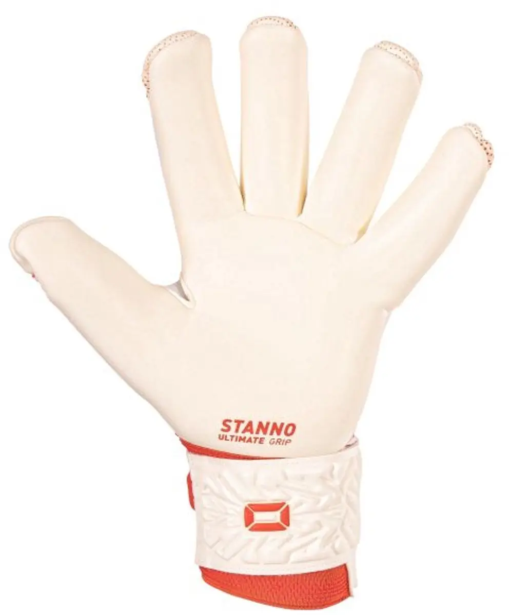 Stanno Ultimate Grip Keepershandschoenen IV - Maat 9.5 - Wit/Rood