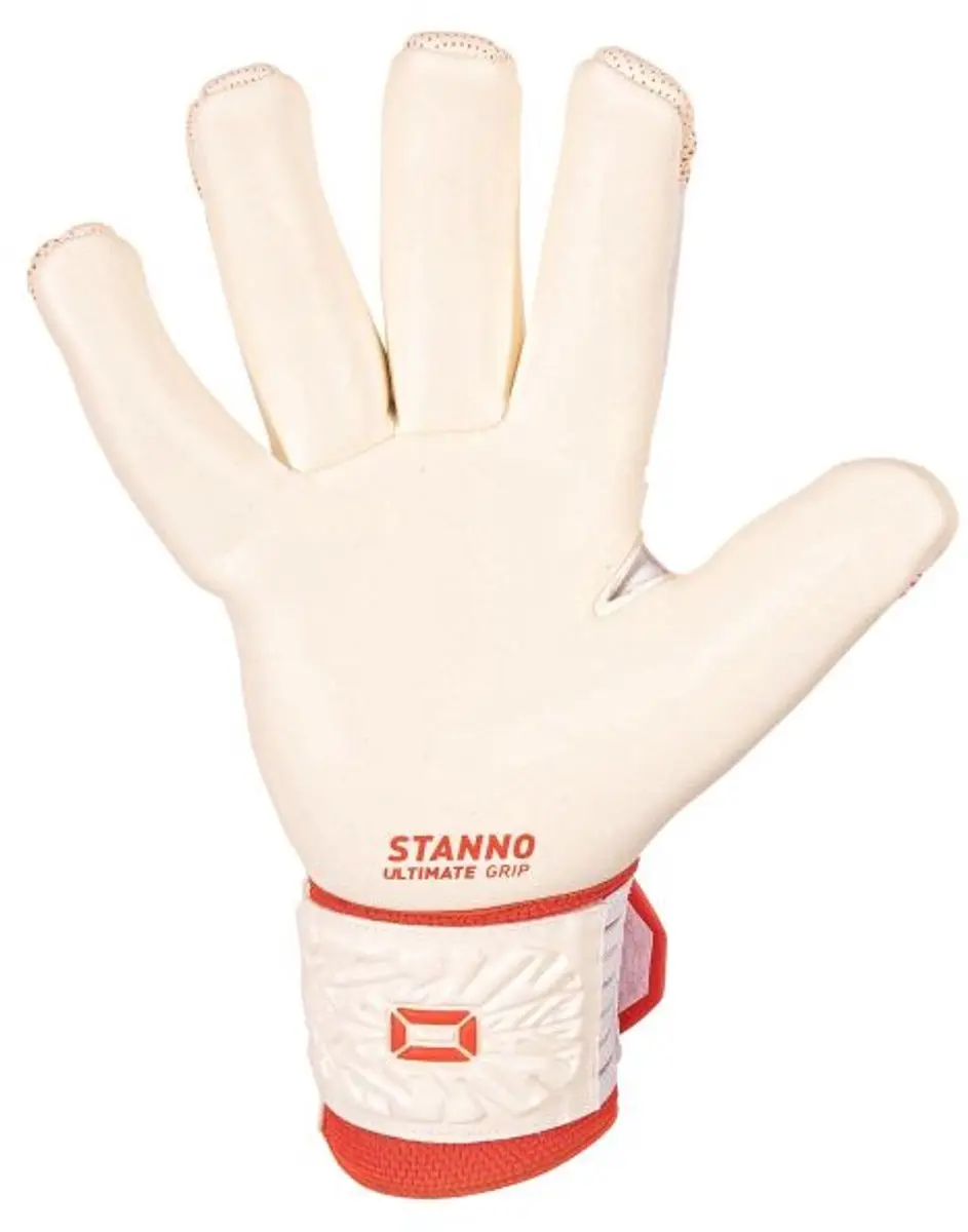Stanno Ultimate Grip Keepershandschoenen IV - Maat 9.5 - Wit/Rood