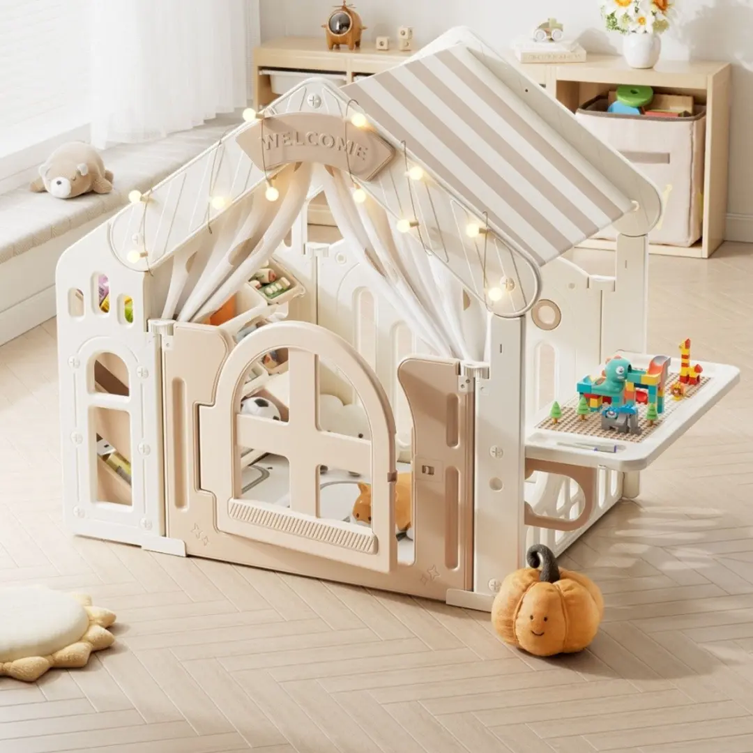Moni Toys Beige Multifunctioneel Speelhuisje 112576