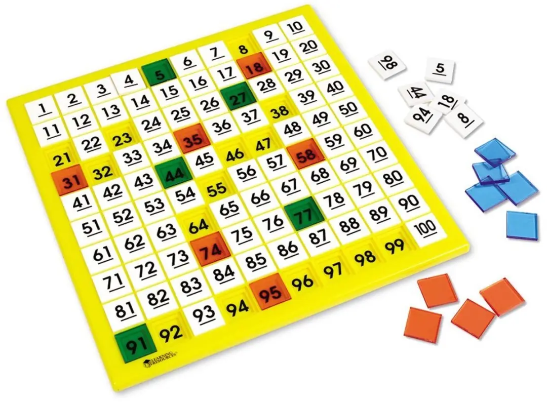 Learning Resources Honderdveld Bord 30x30cm
