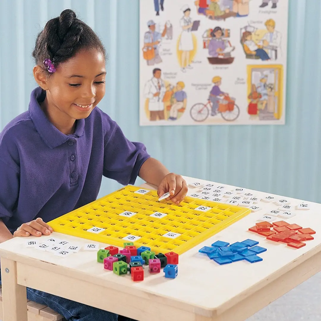 Learning Resources Honderdveld Bord 30x30cm - LPK1331-BOX