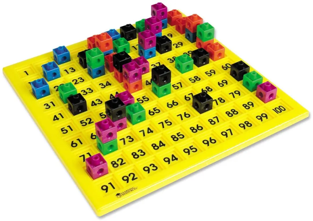 Learning Resources Honderdveld Bord 30x30cm - LPK1331-BOX