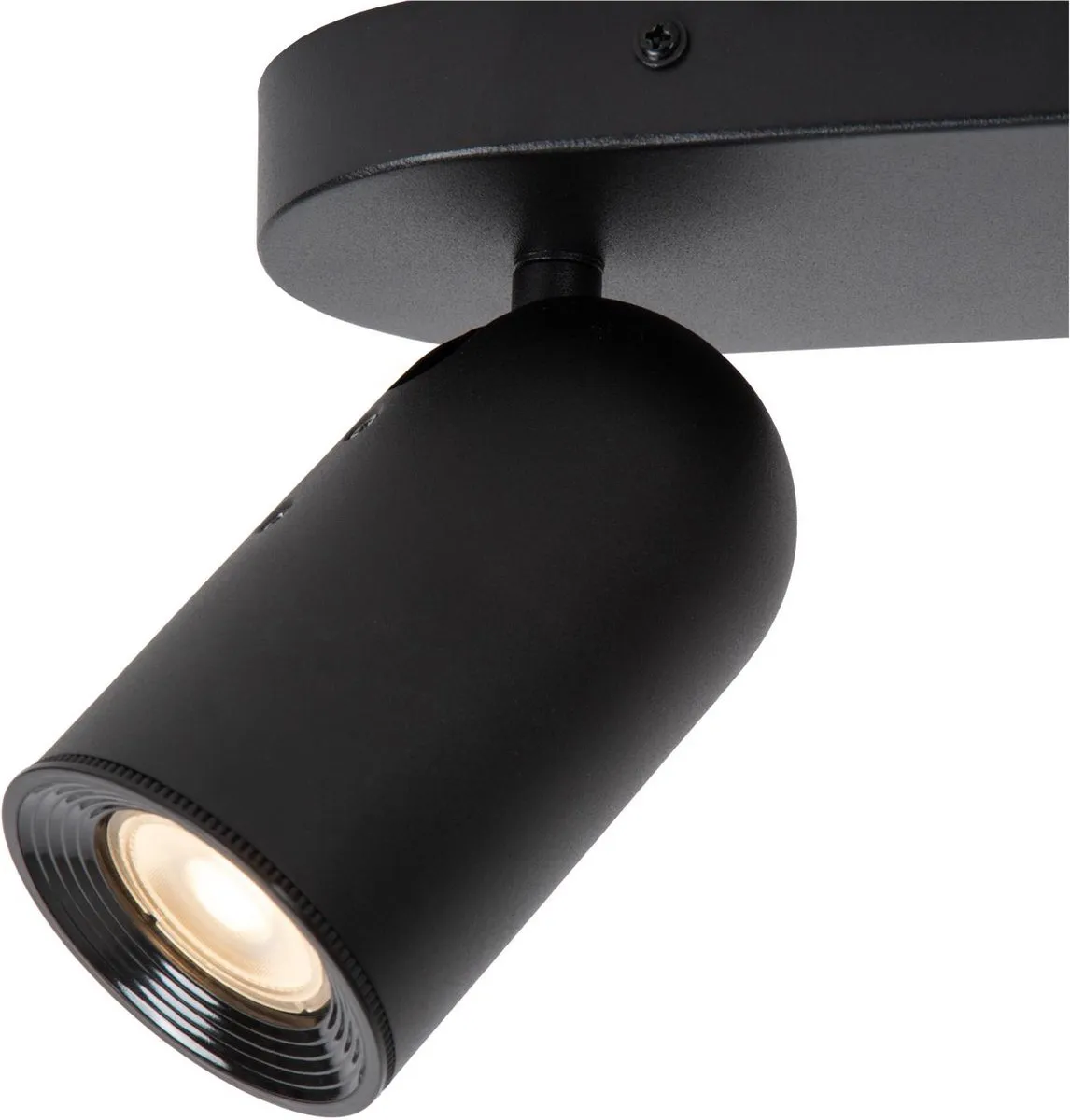 Lucide PUNCH Plafondspot 2xGU10 - Zwart