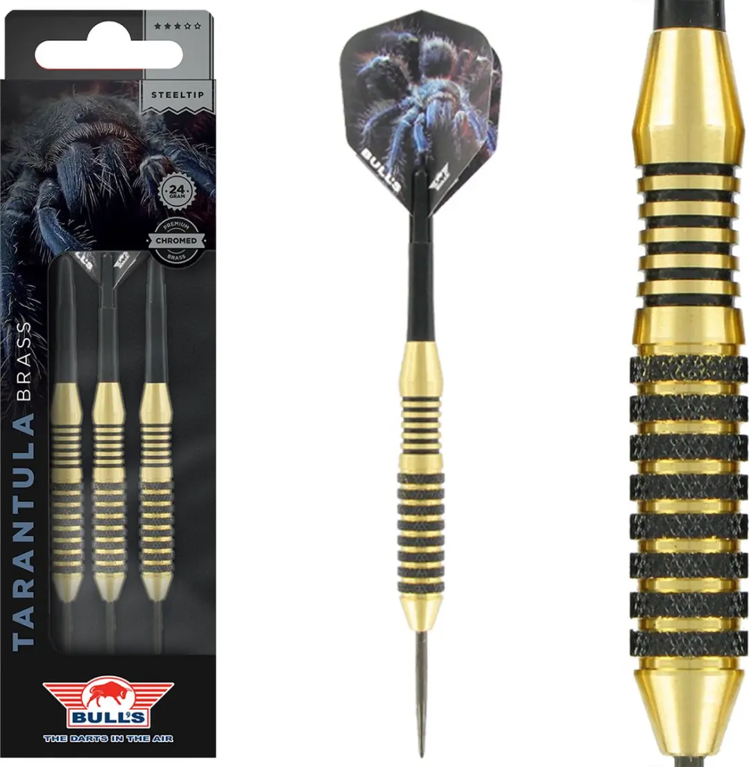 Bull's Tarantula Dartpijlen 24g - Goud - 3 Stuks