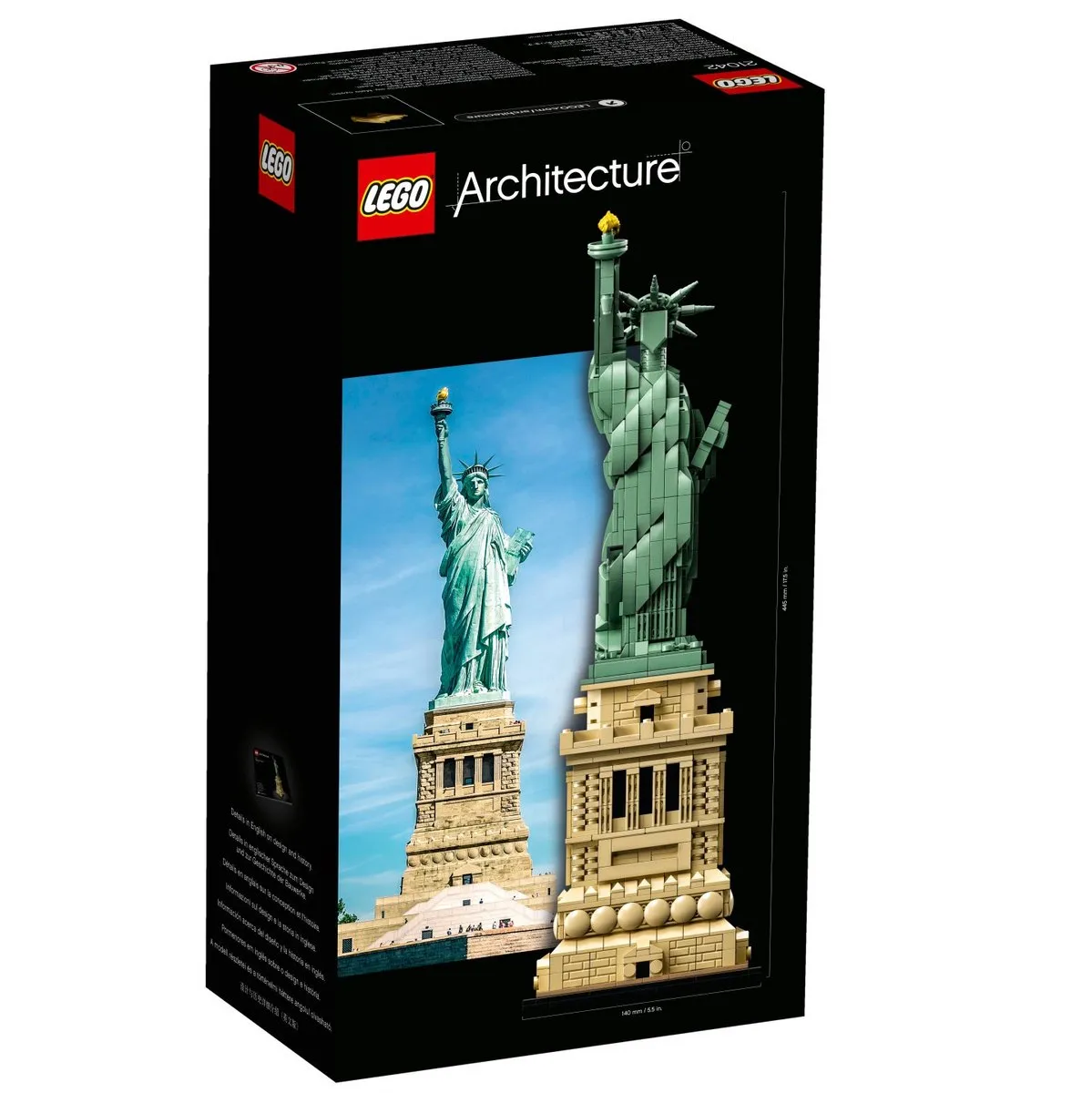 LEGO Architecture Vrijheidsbeeld 21042 - 1685 Stukken - afbeelding 6 van 6
