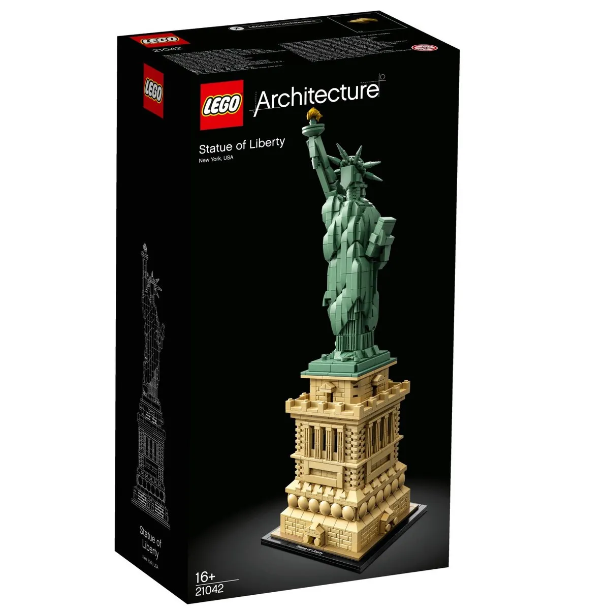LEGO Architecture Vrijheidsbeeld 21042 - 1685 Stukken - afbeelding 2 van 6