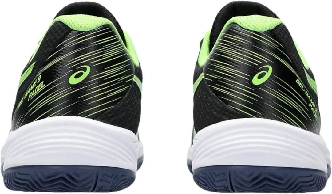 ASICS Gel-Game 9 Padel Sportschoenen 42.5 - Zwart/Lime Groen