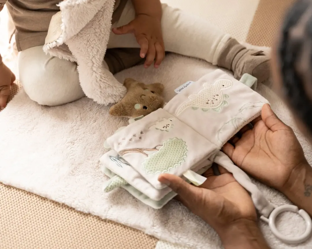 Baby's Only Buggyboekje Animals - Laurel Green/Warm Linen